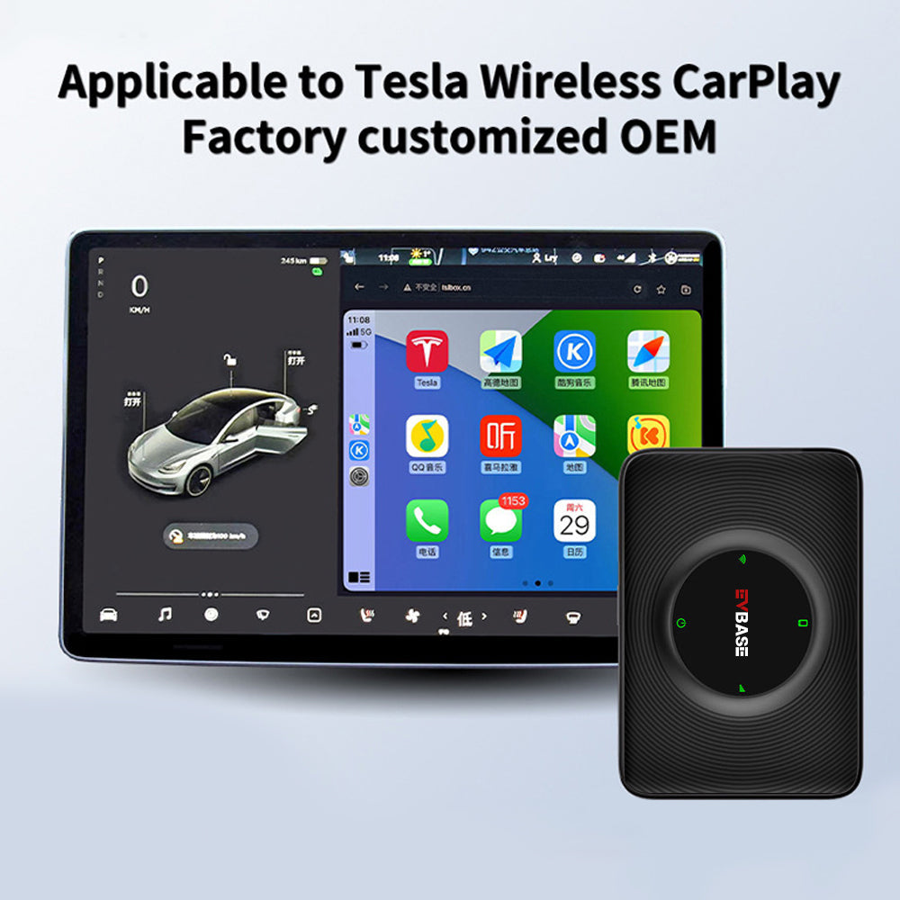 EVBASE Tesla Apple Wireless Carplay Tesla Screen Auto Carplay For Tesl -  EVBASE-Premium EV&Tesla Accessories