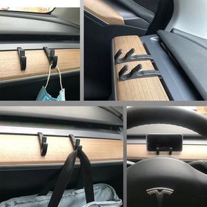 Tesla Model 3 Y Air Vent Hooks Dashboard Hanger Organizer Holder Vehicle Mount Interior Accessories