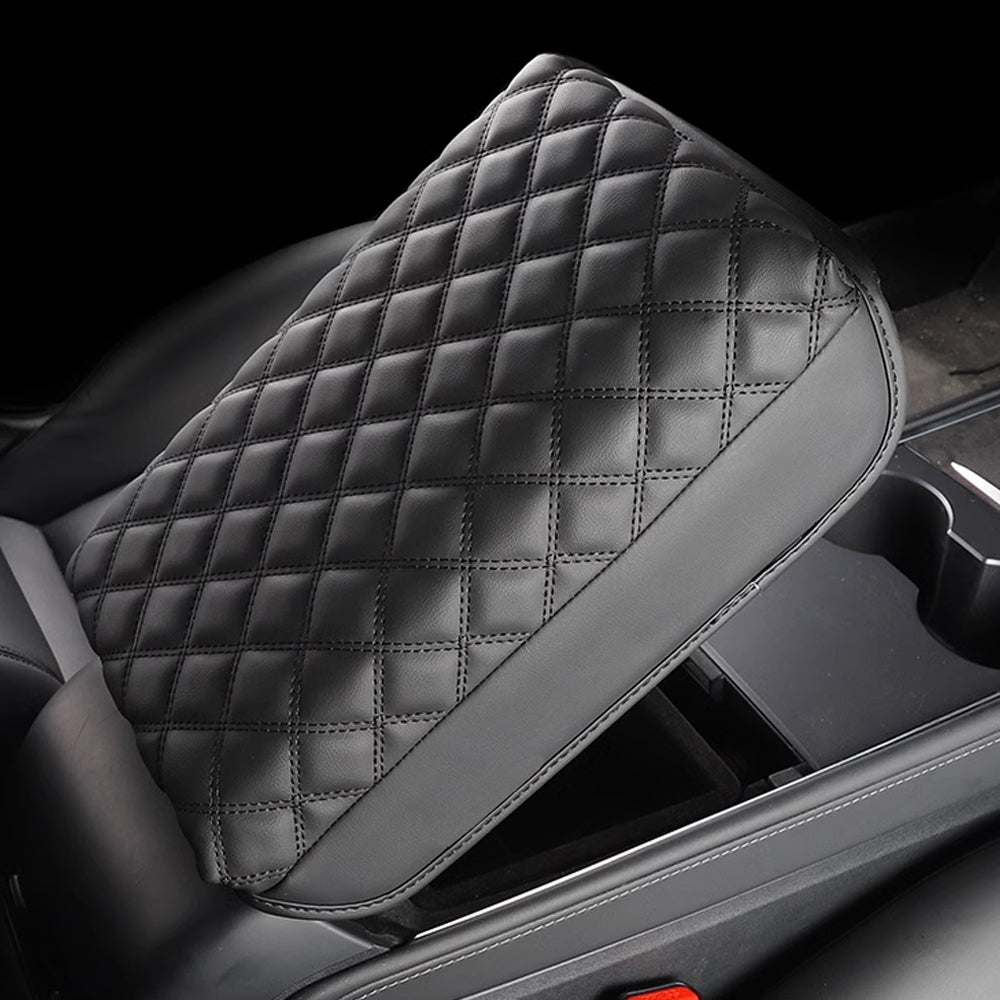 Model 3 Y Armrest Cushion Leather Waterproof for Tesla Armrest Box Pad Cover