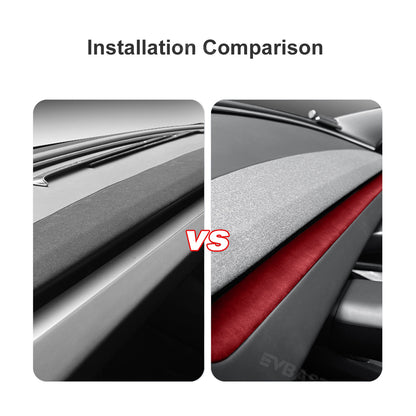 Model 3 Highland Alcantara Dashboard Air Outlet Cover Sticker Panel Trim Strip for Tesla
