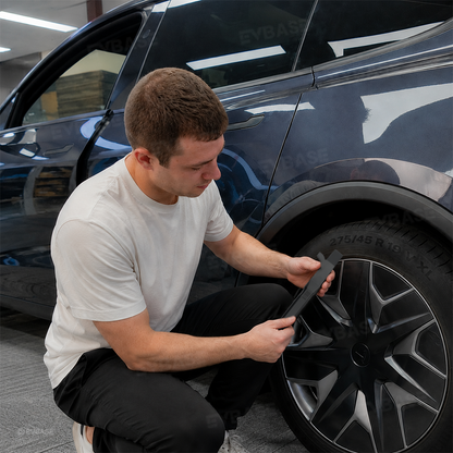 Model Y Juniper Wheel Cover Removal Tool Wheel Center Cap Removal Pry Bar Hubcap Repair Puller for Tesla Model Y/3/X/S