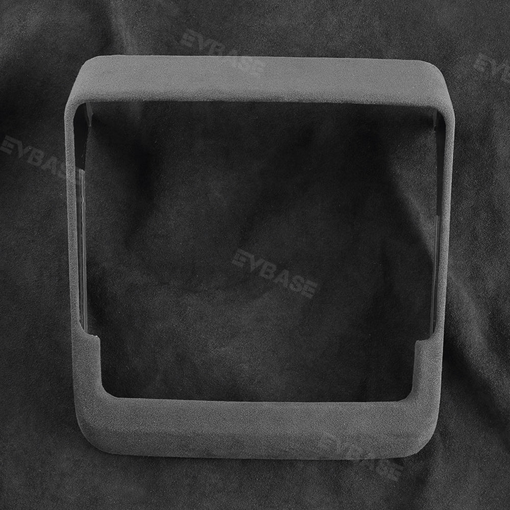 Model 3 Highland Real Alcantara Rear Screen Frame Cover Air Outlet Protector Rear Air Vent Covers Sticker for Tesla