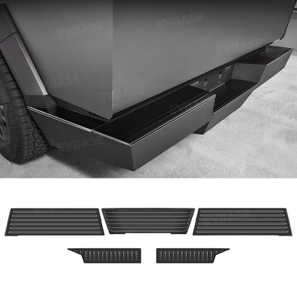 Cybertruck Rear Bumper Tailgate Protector Stainless Steel Tailgate Top Cover Rear Bumper Guard Step Plates
