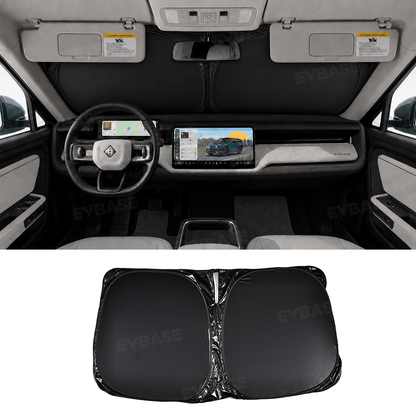 Sunshade for Rivian R2 Side Window Shade & Windshield Sun Shade & Glass Roof Sun Visor Foldable Heat Reflective Protector