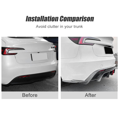 Model 3 Highland Rear Diffuser Bumper Lip ABS Splitter with Brake Light