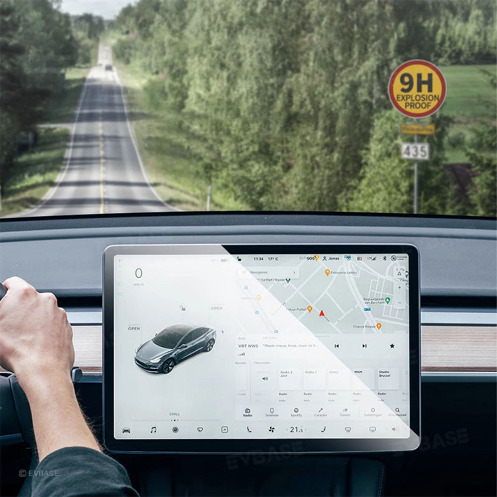 Model 3 Highland HD Tempered Glass Screen Protector Set for Front & Rear Displays