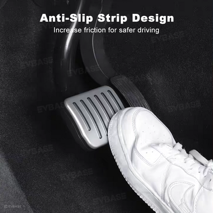Model Y Juniper/ 3 Highland Aluminum Performance Foot Pedal Covers Non-Slip Slide-On Rail Lock Brake & Accelerator Pedal Pads Protector Set