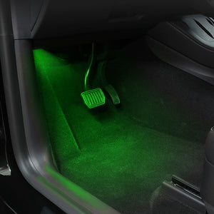 EVBASE Tesla Model 3 Y Rear Footwell LED Lighting Ambient Lights Tesla Interior Accessories