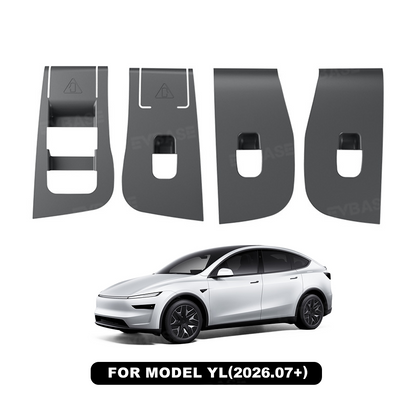 Model Y L Window & Door Switch Covers Silicone Window Switch Panel Protection Overlay Set