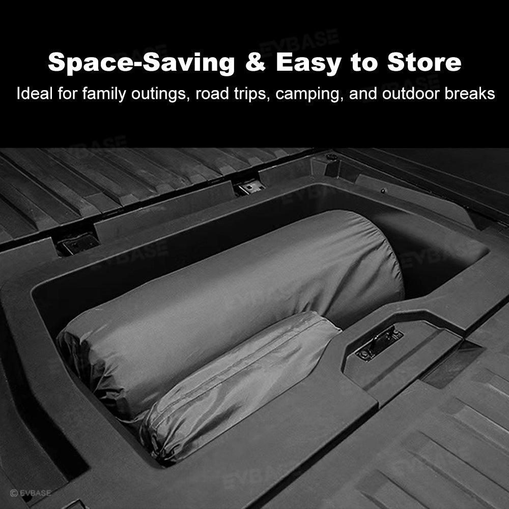 Cybertruck Air Mattress Frunk & Truck Bed Inflatable Camping Mattress Self-Inflating Travel Bed 2-Piece Set