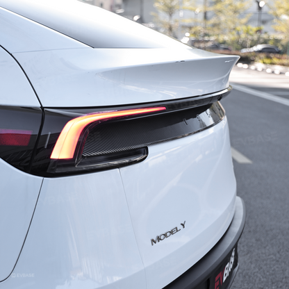 Model Y Juniper Rear Tailgate Applique ABS Carbon Fiber Style Trunk Tailgate Trim Overlay for Tesla