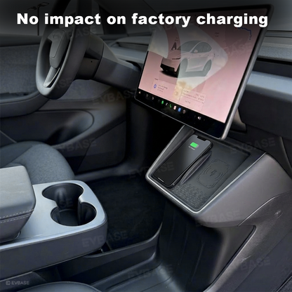 Model Y Juniper Standard Center Console Wireless Charging Pad Silicone Non-Slip Charger Mat