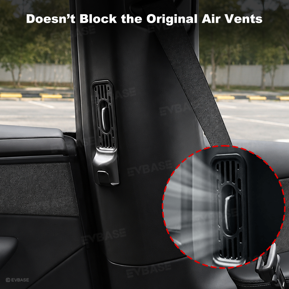 Model Y L Rear B-Pillar Air Vent Protective Covers with Hook