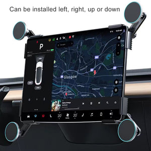 Tesla Phone Mount Strongest Magnet Power Megasafe Car Mount for Tesla Model 3 Y Foldable Hidden Phone Holder