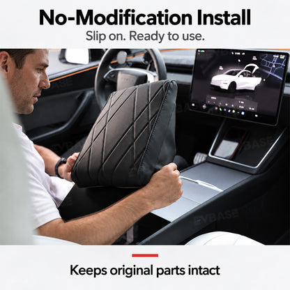 Model Y /3 /YL Leather Center Console Armrest Support Cushion & Scratch-Resistant Cover