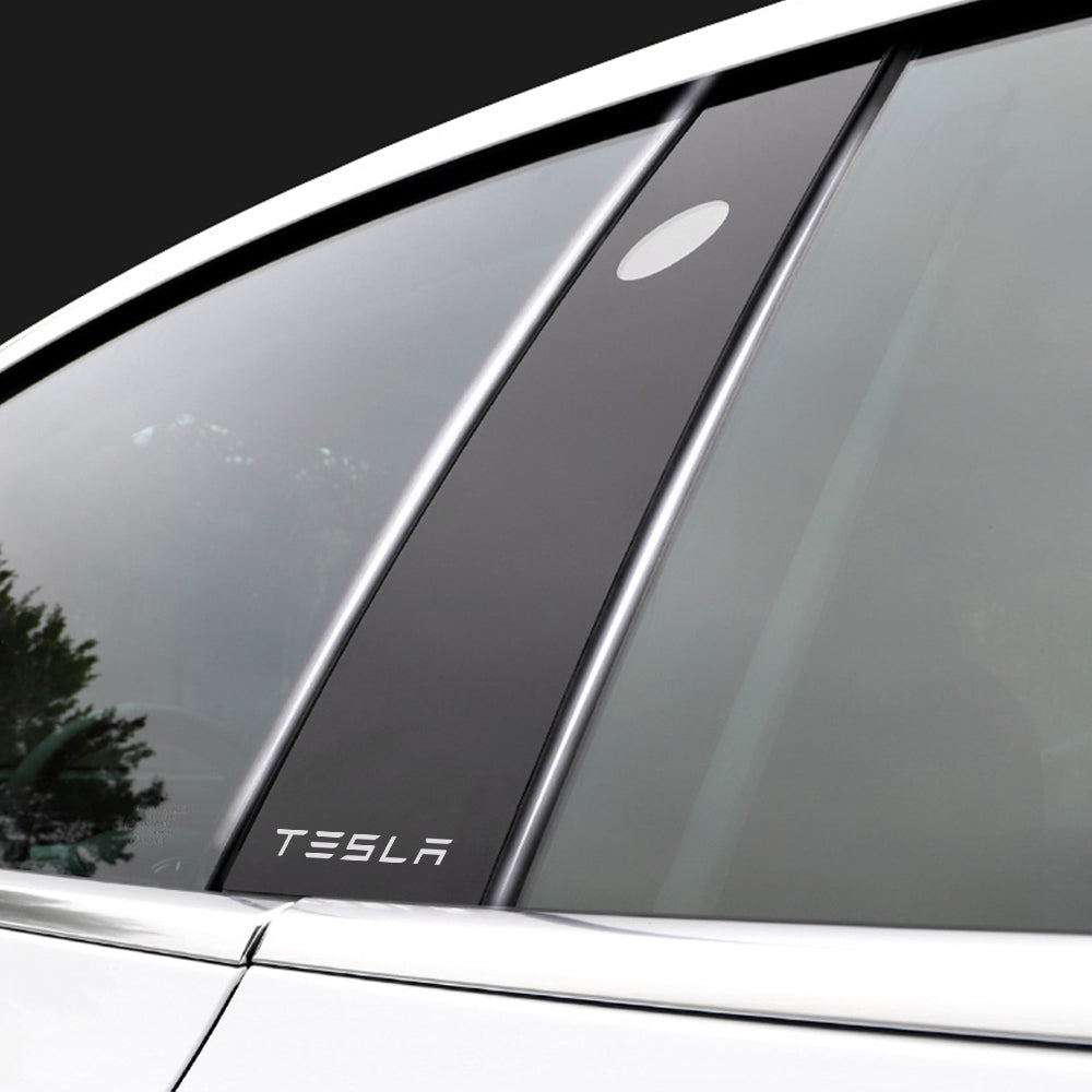 Tesla Model 3 Y Window B-Pillar Cover Trim Strip Window Pillar Post Tr -  EVBASE-Premium EV&Tesla Accessories