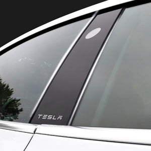 Tesla Model 3 Y Window B-Pillar Cover Trim Strip Window Pillar Post Trim 2Pcs Tesla Exterior Accessories