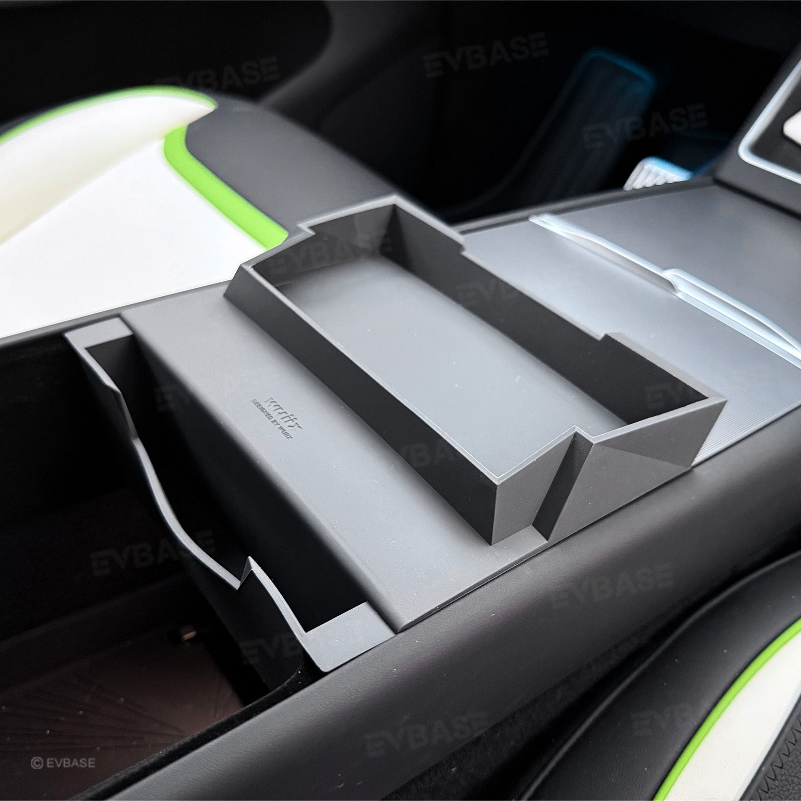 Model Y Juniper Center Console Organizer Tray Silicone Armrest Sunglasses & Card Storage Box for Tesla