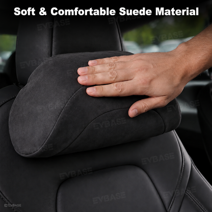 Model Y/3 Headrest & Lumbar Support Pillow OEM-Style Ultra Soft Memory Foam Seat Pillow
