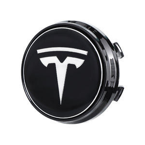 EVBASE Tesla Logo Model 3/Y LED Logo Center Caps Wheel Hub Caps Cover 4PCS