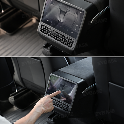 Model Y Juniper/ YL/ 3 Highland Rear Display Tempered Glass Screen Protector & Air Vent Cover