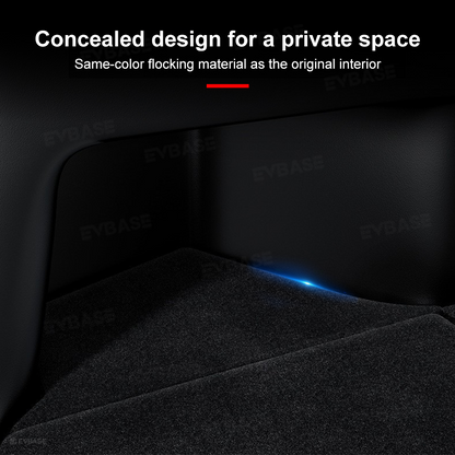Model Y Juniper Trunk Storage Box Back Trunk Side Organizer Storage Bins Tesla Organizer