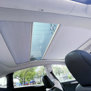 EVBASE Tesla Model Y Retractable Sunshade Glass Roof Sunshade Model Y Accessories
