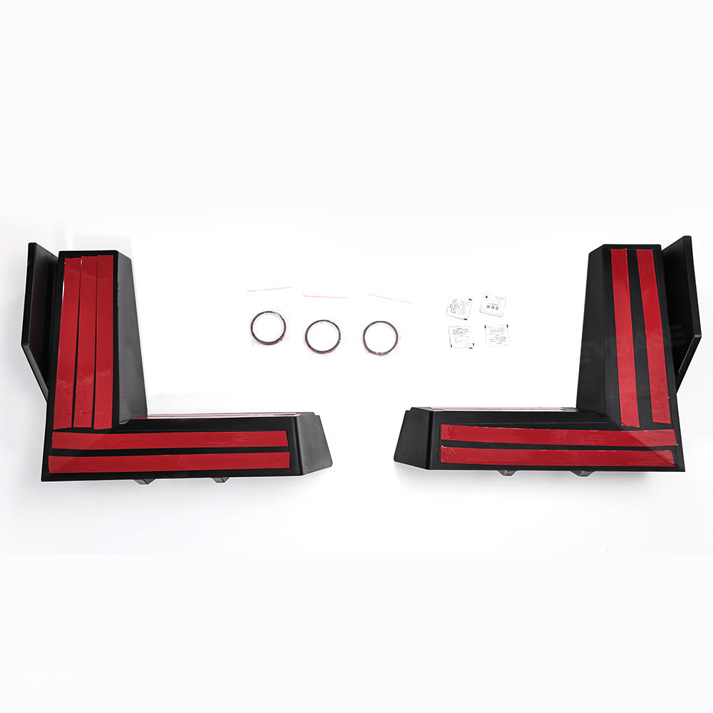 Cybertruck Rear Diffuser ABS Rear Bumper Lip Side Splitter Extension for Tesla