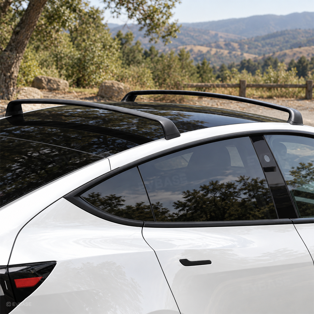 Model Y L Roof Rack Cross Bar Aluminum Alloy Lockable Cargo Carrier Rails