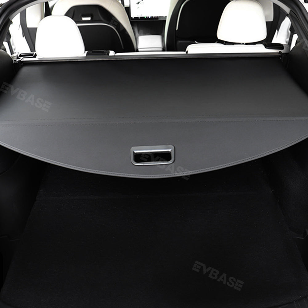 EVBASE Tesla Model Y Retractable Trunk Cargo Cover Rear Privacy Cargo Cover Shade Protector