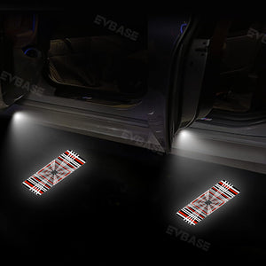 Tesla Door Plaid Projector Lights Model 3 Y Ultra-Bright Tesla Puddle Lights Welcome Door Lamps