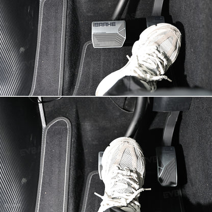 Model Y/ YL/ 3 Aluminum Alloy Brake & Accelerator Pedal Covers Non-Slip Foot Pedals Pads Set