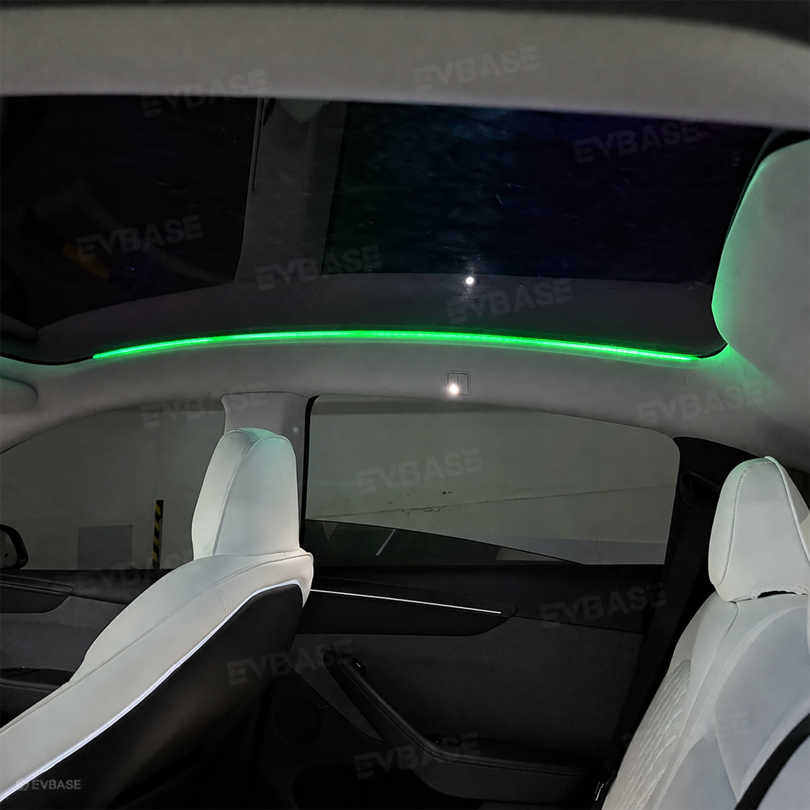 Model Y Juniper/ 3 Highland Roof Ambient Lighting 2.0 Sunroof Streamer Lights with Factory Screen Control