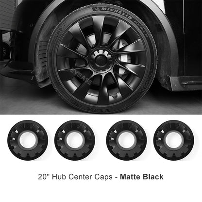EVBASE Model Y Wheel Center Hub Cap 20inch Wheel Center Caps 4Pcs for Tesla