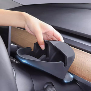 Tesla Model Y 3 Steering Wheel Rear Organizer Sunglasses Storage Box Phone Holder