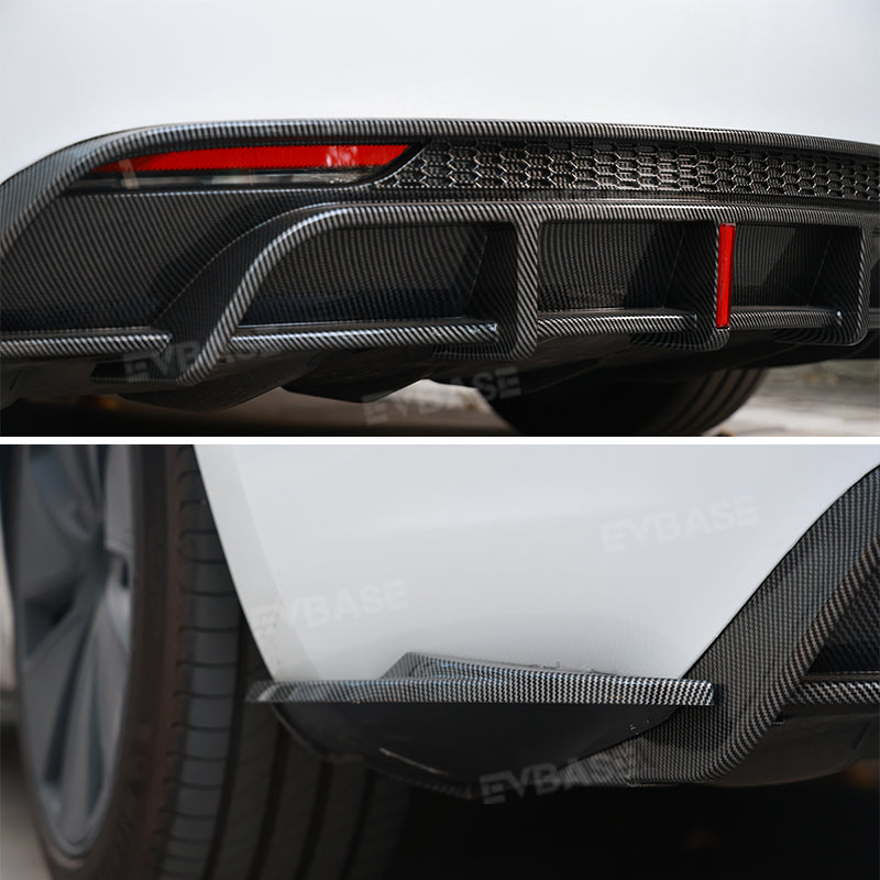 Model 3 Highland Rear Diffuser Bumper Lip ABS Spoiler Splitter Replacement With Brake Light for Tesla