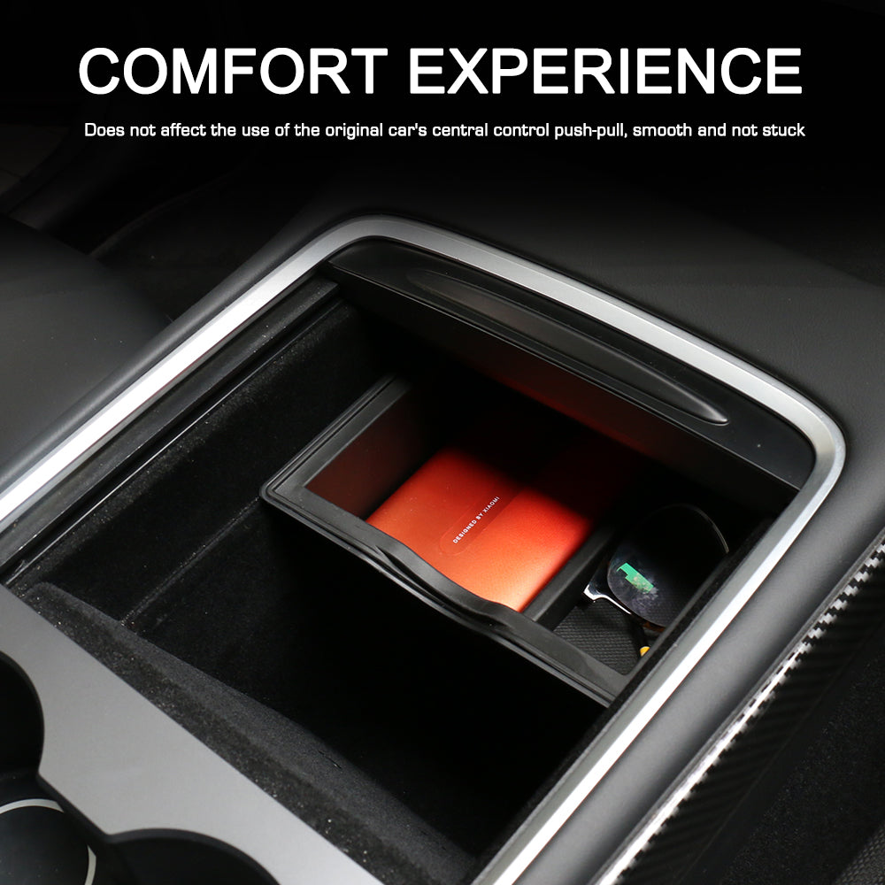 Tesla Model 3 Y Center Console Organizer Tray Box - EVBASE-Premium