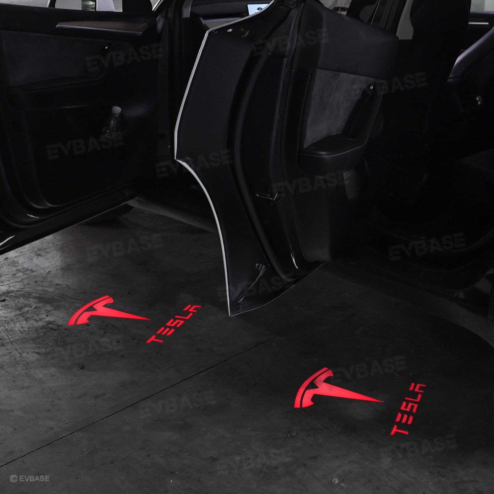 Model Y Juniper Puddle Lights 64-Color Changing Door Projection Lights with Smart APP Control for Model 3/Y/X/S