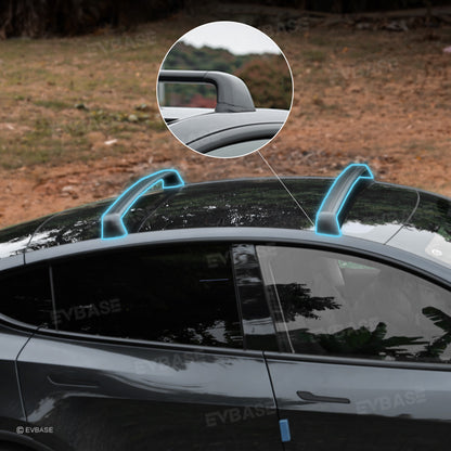 Tesla Model Y Juniper Roof Rack Cross Bar Aluminum Alloy Lockable Carrier Rails