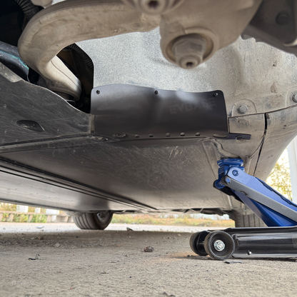 Model 3/Y Coolant Line Skid Plate Protection Guards Lower Chassis Coolant Pipe Protection Cover (Powder Coated)-Carbon Steel