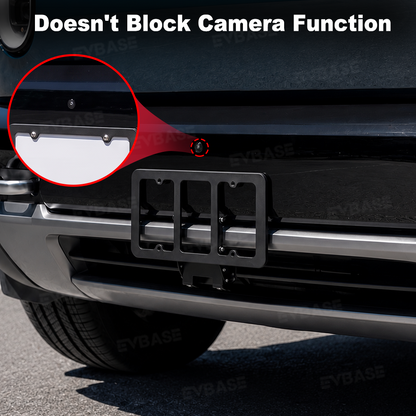 Front License Plate Frame for Rivian R2 License Plate Mount No-Drill Aluminum Holder