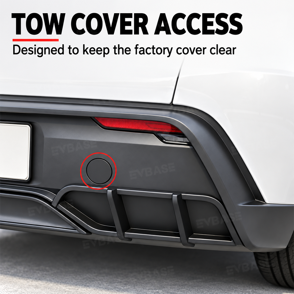 Model Y Juniper Rear Diffuser 2.0 ABS Sporty Style Lower Bumper Lip