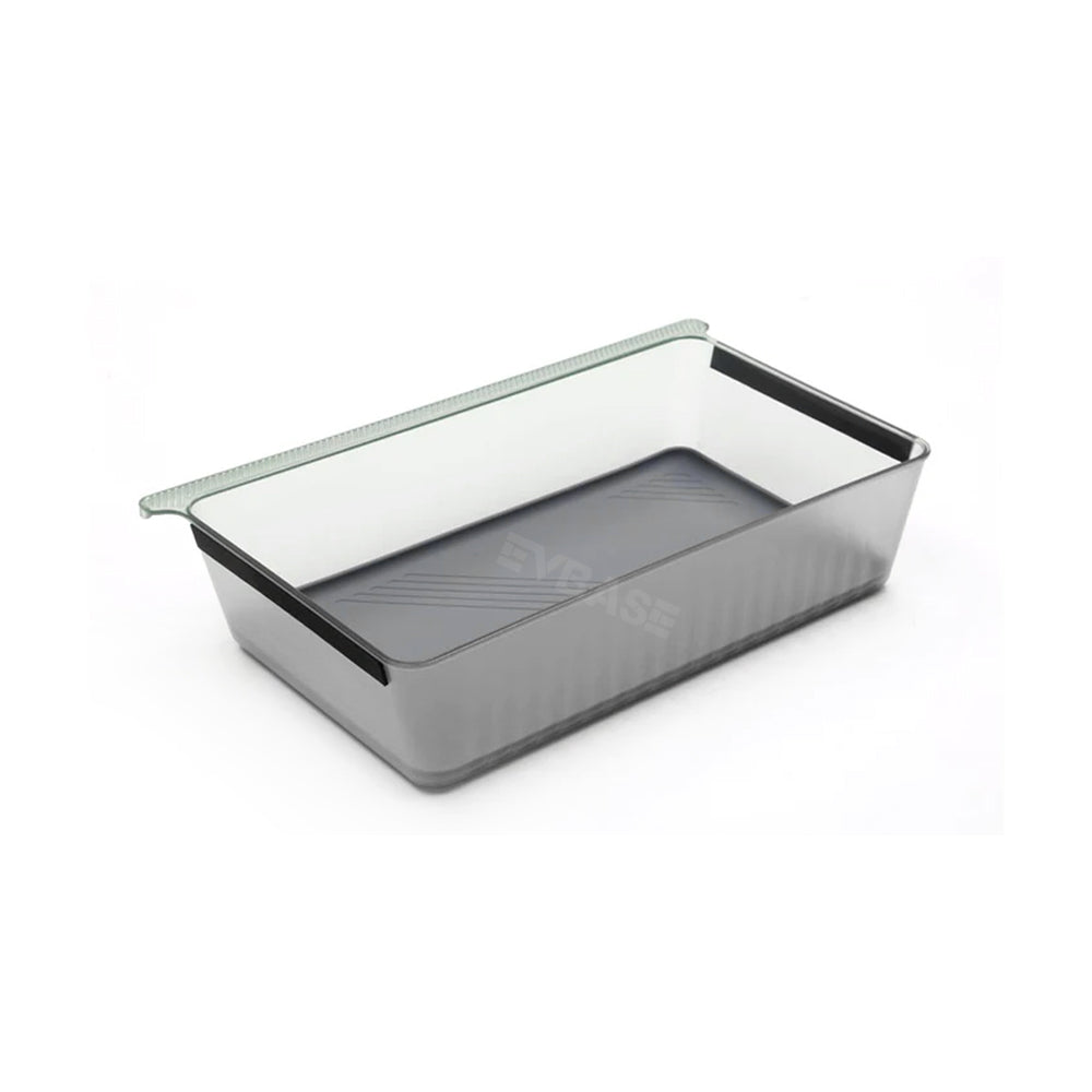 EVBASE Tesla Model X Underseat Storage Box Hidden Organizer Tray Bin