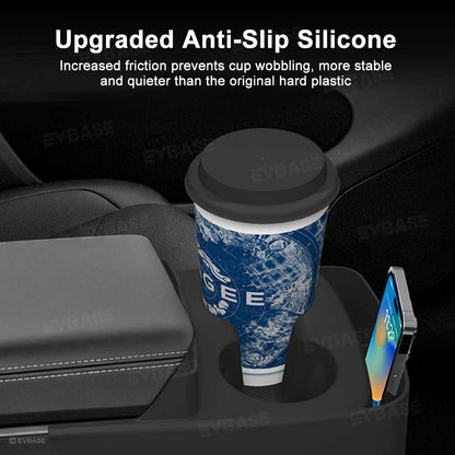 Model Y Juniper Standard Center Console Silicone Integrated Cup Holder