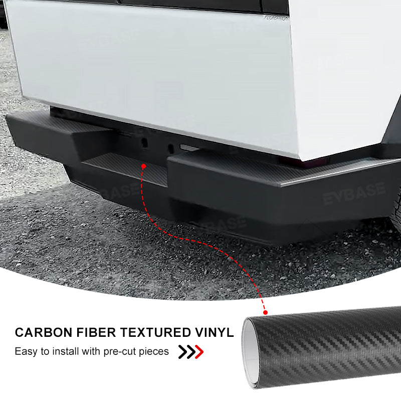 Cybertruck Tailgate Step Vinyl Wrap Cover Rear Bumper Truck Bed Cap Protective Trim Sticker for Tesla