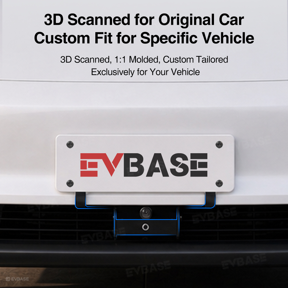 Model Y Juniper Performance Front License Plate Mount No Drill License Plate Holder Aluminum Alloy Bracket