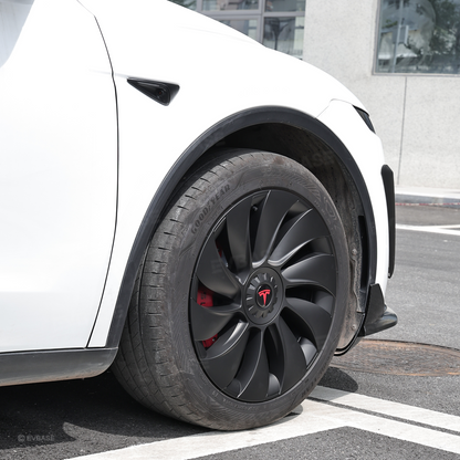 Model Y Juniper 19 inch Wheel Covers Überturbine Style Matte Hubcaps for Tesla Crossflow Wheels