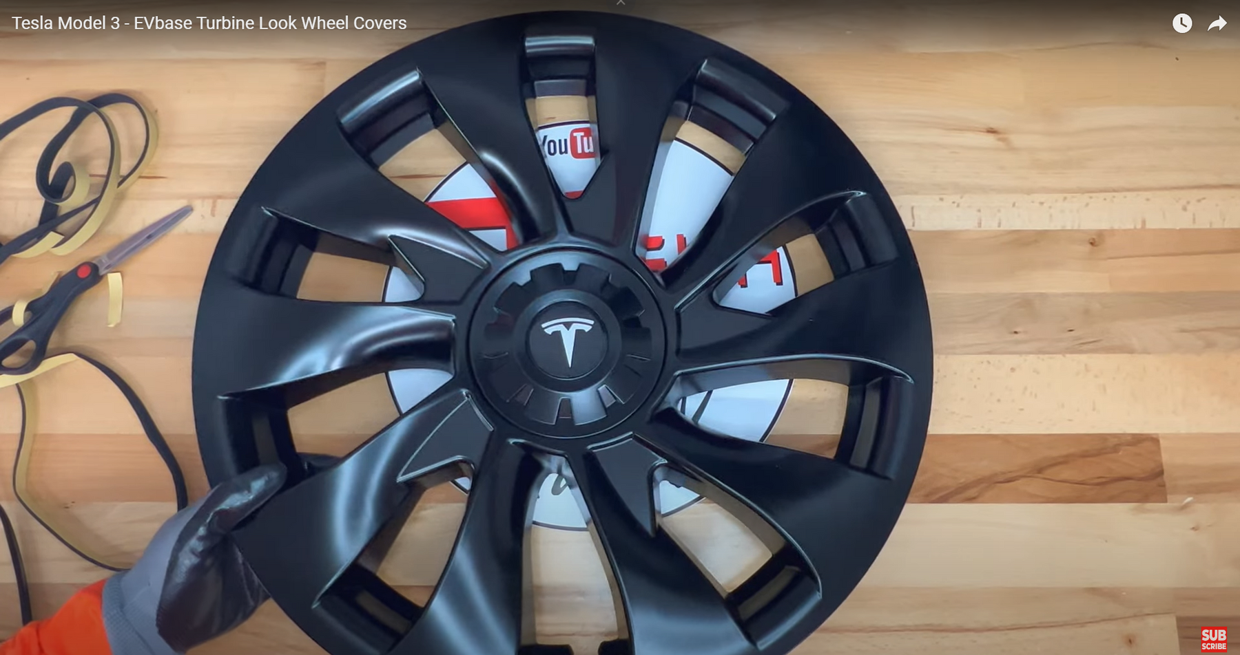 EVBASE Model 3 18inch Überturbine Wheel Cover For Tesla 3 18inch Turbi EVBASEPremium EV&Tesla