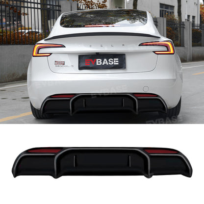 Model 3 Highland Rear Bumper Lip ABS Sport Body Kit Wing Spoiler Diffuser for Tesla