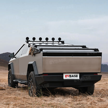 Cybertruck Telescoping Roof Rack Crossbar With Molle Panel 3.0 Modular Roof Platform Cargo Rack System